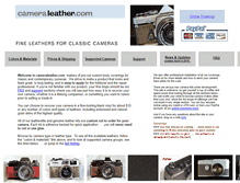 Tablet Screenshot of cameraleather.com